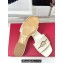 Valentino The Bold Edition Vlogo Calfskin Slide Sandals 20mm White 2024