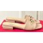 Valentino The Bold Edition Vlogo Calfskin Slide Sandals 20mm Nude 2024