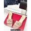 Valentino The Bold Edition Vlogo Calfskin Slide Sandals 20mm Nude 2024