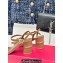 Valentino The Bold Edition Vlogo Calfskin Sandals 70mm Brown 2024