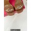 Valentino The Bold Edition Vlogo Calfskin Sandals 70mm Brown 2024