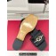 Valentino The Bold Edition Vlogo Calfskin Slide Sandals 20mm Black 2024