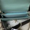 Chanel Shiny Crumpled Lambskin, Imitation Pearls & Gold-Tone Metal Clutch with Chain Bag AP3803 Green 2024