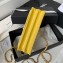 Chanel Shiny Crumpled Lambskin, Imitation Pearls & Gold-Tone Metal Clutch with Chain Bag AP3803 Yellow 2024