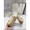 Prada Crochet wedge sandals 1XZ760 Beige 2024