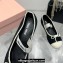 Miu Miu Crochet knit ballerinas 5F138E Black 2024