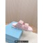 Prada Crochet Double Band Slide sandals Pink 2024