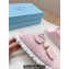 Prada Crochet Double Band Slide sandals Pink 2024
