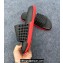 Christian Louboutin Men's Take It Easy Spiked Rubber Slides Black 2024