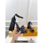 Louis Vuitton Heel 12cm Platform 3.5 Sandals Monogram Denim Black 2024
