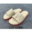 Christian Louboutin Men's Take It Easy Spiked Rubber Slides Beige 2024