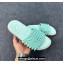 Christian Louboutin Men's Take It Easy Spiked Rubber Slides Light Green 2024