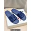 Dolce & Gabbana Men's Rubber beachwear sliders Blue 2024