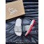 Christian Louboutin Men's Take It Easy Spiked Rubber Slides Gray 2024
