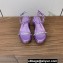 Christian Louboutin Heel 6cm nappa leather and strass Pyrastrass wedge Sandals Purple