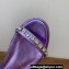 Christian Louboutin Heel 6cm nappa leather and strass Pyrastrass wedge Sandals Purple