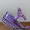 Christian Louboutin Heel 6cm nappa leather and strass Pyrastrass wedge Sandals Purple