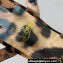 Christian Louboutin Heel 12cm Pyraclou Studded Spike Espadrilles wedge Sandals Leopard Print