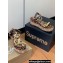 Christian Louboutin Heel 6cm Pyraclou Studded Spike wedge Sandals Leopard Print