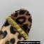 Christian Louboutin Heel 6cm Pyraclou Studded Spike wedge Sandals Leopard Print