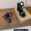 Christian Louboutin Heel 12cm nappa leather and strass Pyrastrass Espadrilles wedge Sandals Black