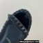 Christian Louboutin Heel 6cm Pyraclou Studded Spike wedge Sandals Patent Black