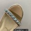 Christian Louboutin Heel 6cm Pyraclou Studded Spike wedge Sandals Croco Pattern Beige