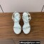 Christian Louboutin Heel 12cm nappa leather and strass Pyrastrass Espadrilles wedge Sandals White