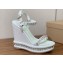 Christian Louboutin Heel 12cm nappa leather and strass Pyrastrass Espadrilles wedge Sandals White