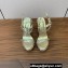 Christian Louboutin Heel 12cm nappa leather and strass Pyrastrass Espadrilles wedge Sandals Gold