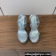 Christian Louboutin Heel 6cm nappa leather and strass Pyrastrass wedge Sandals Silver