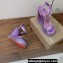 Christian Louboutin Heel 12cm nappa leather and strass Pyrastrass Espadrilles wedge Sandals Purple