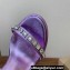 Christian Louboutin Heel 12cm nappa leather and strass Pyrastrass Espadrilles wedge Sandals Purple