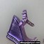 Christian Louboutin Heel 12cm nappa leather and strass Pyrastrass Espadrilles wedge Sandals Purple