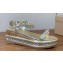 Christian Louboutin Heel 6cm nappa leather and strass Pyrastrass wedge Sandals Gold