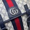 Gucci Ophidia GG medium backpack Bag 598140 Beige/Blue 2024