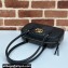 Gucci GG Marmont small top handle bag 795199 matelassé chevron leather Black 2024