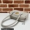 Gucci GG Marmont small top handle bag 795199 matelassé chevron leather Light Gray 2024