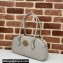 Gucci GG Marmont medium top handle bag 795218 matelassé chevron leather Light Gray 2024