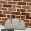 Gucci GG Marmont medium top handle bag 795218 matelassé chevron leather Light Gray 2024