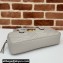 Gucci GG Marmont medium top handle bag 795218 matelassé chevron leather Light Gray 2024