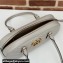 Gucci GG Marmont medium top handle bag 795218 matelassé chevron leather Light Gray 2024