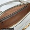 Gucci GG Marmont medium top handle bag 795218 matelassé chevron leather Light Gray 2024
