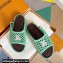 Louis Vuitton x Tyler Women/Men LV Waffle Mules Green 2024