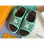 Louis Vuitton x Tyler Women/Men LV Waffle Mules Green 2024