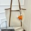Loewe Fox charm in felt and calfskin