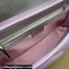 Gucci GG Marmont Small Shoulder Bag 443497 iridescent quilted chevron leather Pink 2024