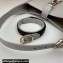 Gucci Jackie small shoulder bag 782849 in leather Light Gray 2024