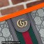 Gucci Web Ophidia GG Pouch Bag 598234 Beige/Orange 2024