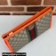 Gucci Web Ophidia GG Pouch Bag 598234 Beige/Orange 2024